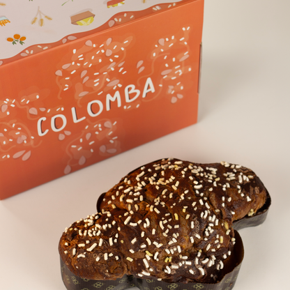 Colomba ai Lamponi e Cioccolato al Caramello