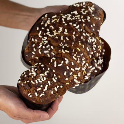 Colomba ai Lamponi e Cioccolato al Caramello