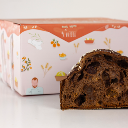 Colomba ai Lamponi e Cioccolato al Caramello